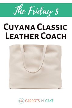 I like to change my bags with seasons, so I recently got out my Cuyana tote for the rest of spring and summer. It’s definitely a bit of an investment, but it’s very high quality leather and has stayed looking nice. I use this bag all of the time! It’s big and open with one small pocket inside. It’s extremely veritable and cute. I couldn’t love this bag more. My Bags, Unsweetened Chocolate, Leather Coach, Chocolate Covered Strawberries