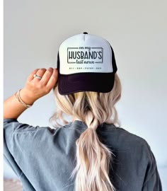 Introducing our Funny and Sarcastic Wife Hat: The Ultimate Witty Accessory! Are you married to a hilarious, quick-witted woman who always keeps you on your toes? Do you want to celebrate her amazing sense of humor with a fun and sarcastic gift? Look no further than our Funny and Sarcastic Wife Hat! This hat is designed specifically for wives who have mastered the art of sarcasm and love to keep their partners laughing. Crafted with a blend of top-notch materials and a dash of playful banter, thi Funny Trucker Hats Humor, Funny Hats For Women, Hat Sayings For Women, Women’s Trucker Hats, Mexico Essentials, Funny Trucker Hats For Women, Funny Hats For Adults, On My Husbands Last Nerve, Trucker Hat Designs