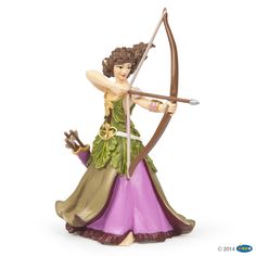 a figurine of a woman with a bow and arrow