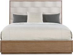 Sonnet Beige Oak Wood Queen Platform Bed by Hooker Furniture California King Platform Bed, King Poster Bed, Queen Canopy Bed, King Upholstered Bed, Queen Upholstered Bed, King Platform Bed, Queen Panel Beds, Queen Platform Bed, Organic Textures