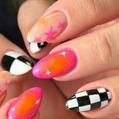 💿 MATY MCFARLAND 💿 | Cincinnati Private Nail Tech on Instagram: "AURA 🎀🧡  @jessicakay.a   #salon #nailsalon #nails #nailinspo #nailtech #manicurist #nailart #naildesigns #nailsalon #cincinnati #cincynails #nailsofinstagram #nailsaloncincy #cincy #cincynailtech #cincinnatinails #gelx #gelxcincy #buildergel #madamglamgel #cosmetics #shortnails #almondnails #gelxnails #workwithme #nailtutorials #licensednailtech #naturalnails #springnails #summernails" September Nail Ideas Almond, September Nail Ideas, Summer Names, Pastel Nails Designs, Gel Nails Diy, Simple Gel Nails, Vacation Nails, Dipped Nails, Hot Nails