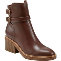 MARIETA 2 Womens Faux Leather Zipper Ankle Boots1 Cold Weather Dresses, Dress Leather Boots, Dress Booties, Wedge Ankle Boots, Brown Ankle Boots, Marc Fisher, Womens Ankle Boots, Leather Zipper, Dress And Heels