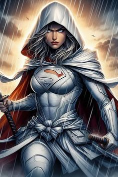 Superman Artwork, Supergirl Comic, One Punch Man Manga, Female Superhero, One Punch, One Punch Man, Supergirl, Superman, Comic Art