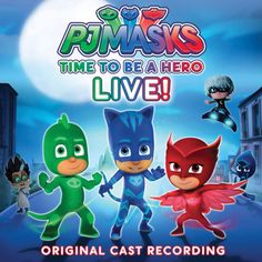 PJ Masks - Time To Be A Hero (Original Cast Recording) - Vinyl LP Ninja Theme, Mask Face Paint, Pj Mask Party, Face Paint Designs, Kids Awards, Ladybug Und Cat Noir, Top Movie, Childrens Music, Best Villains