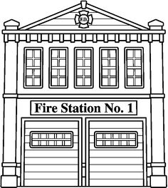 fire station no 1 coloring page