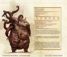 an image of a giant creature with tentacles on it's back and the text underneath it