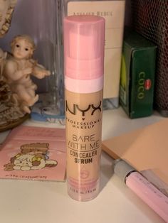 . Nyx Bare With Me Setting Spray, Nyx Bear With Me Concealer, Nyx Serum Concealer, Nyx Concealer Serum, Nyx Makeup Products, Nyx Bare With Me Concealer, Nyx Bare With Me, Bare With Me Concealer Serum, Nyx Products