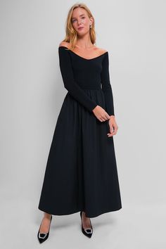 Black Clea Dress | Tuckernuck Black Tie Outfits For Women, Black Tie Winter Wedding Guest Dress, Elegant Winter Dresses, Black Tie Winter Wedding, Dresses For Moms, Evening Weddings, Formal Dress For Women, Winter Wedding Guest Dress, Soft Dramatic