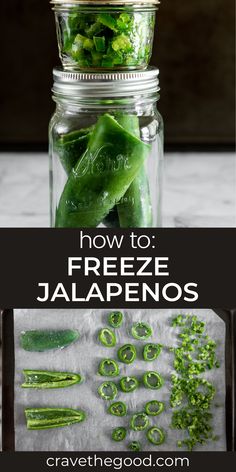 how to freeze jalapenos in a mason jar