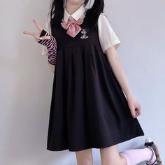 Fashion Anime Bowtie Dress PN3876 ●Size: Bust:90 cm,Length:85 cm. ●Material: POLYESTER FIBERS (Please allow 1-3cm differs due to manual measurement.As different computers display colors differently,the color of the actual may vary slightly from the above images.Thanks for your understanding.) ●About Shipping: We attach great importance to the orders of each customer and parcel delivery. 1.Processing time: 2-3 business days. 2.Shipping time: 10-15 business days to US, please allow 3-4 weeks shipping to other country.(Shipping times can be affected by variable customs clearance times or public holidays.) Harajuku Short Sleeve Cosplay Dress, Harajuku Style Short Sleeve Cosplay Dress, Cute Mini Length Dresses For School, Harajuku Mini Dress For Cosplay, Harajuku Style Cotton Summer Dress, Summer Harajuku Style Cotton Dress, Summer Cotton Harajuku Dress, Summer Harajuku Cotton Dress, Harajuku Style Sleeveless Mini Dress For Spring