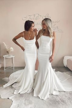 wedding dress, modern wedding dress, simple wedding dress, lovely bride, bridal shop, crepe wedding dress Satin Cowl Neck Wedding Dress, Modern Cowl Neck Wedding Dress, Cowl Neck Satin Wedding Dress, Simple Wedding Dress Cowl Neck, Bias Cut Wedding Dress With Cowl Neck, Dresses Satin, Dress Modern