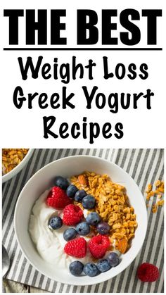 Low Calorie Greek Yogurt Recipes for Weight Loss Greek Yogurt Low Calorie Recipes, Low Calorie Recipes With Greek Yogurt, Weight Watcher Greek Yogurt Recipes, Greek Yogurt Ideas, Low Calorie Yogurt Breakfast, Low Calorie Frozen Yogurt Recipe, Greek Yogurt Calories, Low Calorie Smoothie Recipes, Yogurt Recipes Breakfast