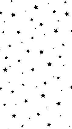 black and white stars on a white background