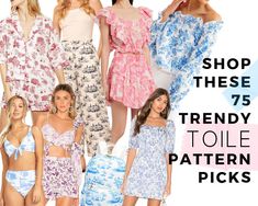 Read the post now! - blogger style lifestyle blog - Trending for 2019: Toile de Jouy | Bella Wesley blog - Shop the post at bellawesley.com Bed Duvets, Blue And White Toile, Farmhouse Theme, Toile Pattern, Childhood Home, Oversized Sweaters, Trending Hairstyles, Blogger Style