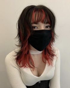 Underdye Hair, Hair Streaks, Dyed Hair Inspiration, Halo Hair, Red Highlights, Shot Hair Styles