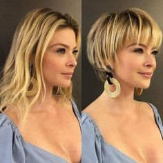 Bob Pendek, Longer Pixie Haircut, Square Face Hairstyles, Short Bob Haircuts, Short Hair With Layers, Short Bob Hairstyles, Short Hair Cuts For Women