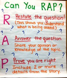 a sign that says, can you rap? while another question is in front of it