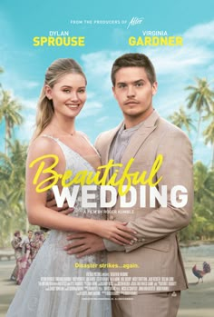 Beautiful Wedding (2024) Movie Poster Virginia Gardner, Movies To Watch Teenagers, Wedding Movies, Dylan Sprouse, Weddings By Color, Beautiful Disaster, Wedding Posters, Horror Music, Romantic Movies