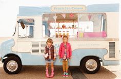 vintage ice cream truck Dessert Truck, Bike Food, Step Van