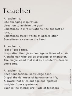 Short Teacher's Day Rhymes And Poems For Kids Importance Of Teacher In Our Life, What Is A Teacher Poem, Poems On Teachers Day, Poem On Student Life, Letter Of Appreciation To Teacher, Poems About Teachers Appreciation, Short Letter For Teacher, Sweet Message For Teachers Day, Love Letter For Teacher