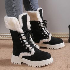 Step into a winter wonderland with our Frost Whisperer Snow Boots for Women. [Cozy & Warm]: Lined with plush faux fur for ultimate warmth and comfort during the winter months.[Sturdy & Stylish]: Made with a sturdy cotton fabric upper and a durable rubber outsole, offering a perfect blend of fashion and function.[Versatile Design]: The round toe and bold pattern provide a timeless look, suitable for various winter outfits.[Handmade Quality]: Each pair is handcrafted, ensuring attention to detail Orthopedic Shoes Stylish, Orthopedic Shoes, Boot Types, Casual Heels, Snow Boots Women, Winter Snow Boots, Womens Fleece, Winter Shoes, Rubber Heels