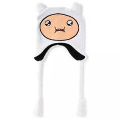 Finn Laplander Hat - Adventure Time - Spencer's Animated Tv Shows, Titanium Belly Ring, Fun Hat, Labret Jewelry, Adventure Time Finn, Eyebrow Ring, Piercing Aftercare, Titanium Jewelry, Nose Rings Hoop