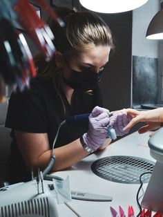 Brand Photography Inspiration, Corporate Portrait, Nail Art Studio, White French Tip