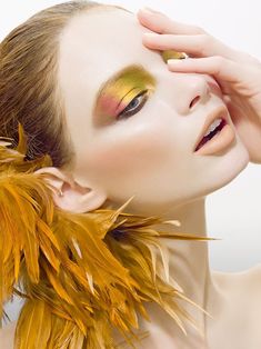 Citrus Sorbet, Mustard Fashion, Yellow Feathers, Inspired Makeup, Pink Champagne, Yellow Fashion, Shades Of Yellow, Dijon