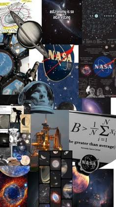 collage of nasa related images with captions