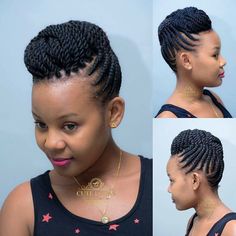 Twisted Hair, Marley Twists, African Hair Braiding Styles, Natural Hair Twists, Pelo Afro, Hair Twist Styles, 4c Hair, Girls Hairstyles Braids, Natural Hair Updo