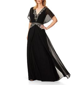 Gala Dresses Plus Size, Black Tie Gowns, Women's Formal Dresses, Black Tie Wedding Guest Dress, Black Evening Gown, Black Tie Party, Black Tie Wedding Guests, Aidan Mattox, Black Dress Formal