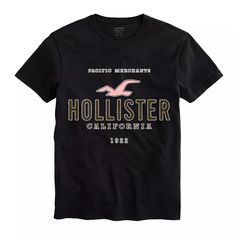 T-shirt HOLLISTER CALIFORNIA 1922 Men Unisex Black Shirt Size S-5XL
#ad G M, Light Fabric, Black Shirt, Size Chart, California