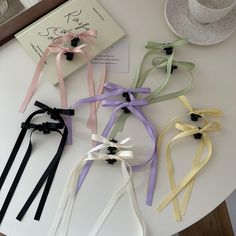 PRICES MAY VARY. 【Bowknot Clip With Long Tail】The bows hair clip are made from plastic clip and soft material, with long tail. Suit for women and girl daily wear. 【Elegant Hair Clip】The bows hair clip with long tassel will make you more charming. Soft hair ribbon bow is very classic. When you wear the hair bows, it will fly in the wind, which makes you stand out from the crowd. 【Mini Size】The size of the mini hair clips is 0.98 inches/2.5 cm. which are cute and small. You can clip it anywhere an Knot Hairstyles, Small Hair Bows, Small Hair Clips, Hair Knot, Ribbon Hair Bows, Bow Knot, Ribbon Hair, Hair Decorations, Claw Clips