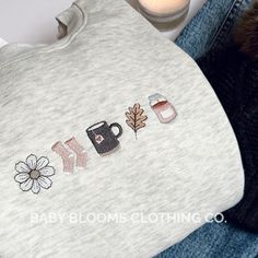 Cozy Vibes Embroidered Fall Sweatshirt Hygge Autumn Sweatshirt All Things Cozy Sweater Weather Crewneck - Etsy Embroider Sweatshirts, Hygge Autumn, Holiday Sweatshirts, Cozy Holiday, Holiday Sweatshirt, Fall Sweater, Etsy Ideas, Embroidered Clothes