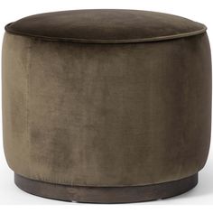 Sinclair Round Ottoman, Surrey Olive-Furniture - Benches-High Fashion Home Olive Velvet, Bedroom Sideboard, Stylish Coffee Table, Velvet Ottoman, Ottoman Design, Tent Sale, Dining Stools, Round Ottoman, Lounge Area