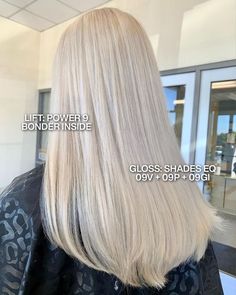 Level 9 Cool Blonde, Platinum Shades Eq Formula, 09gi Shades Eq, Level 9 Blonde Hair, Bright Blonde Redken Formula, Bright Blonde Shades Eq Formula, High Lift Blonde, Mixed Blonde Hair, Level 9 Blonde