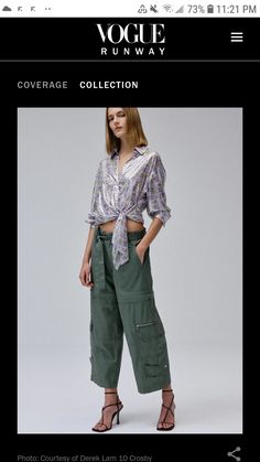 Fall Trousers, 2022 Fashion Show, Autumn 23, 2022 Runway, Sport Luxe, Fall Runway, Resort 2023, Cargo Pants Outfit, Derek Lam 10 Crosby