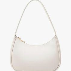 Women's Cream White Shoulder Bag Cute Hobo Tote Handbag Mini Clutch Purse With Zipper Closure Brand New Perfect For Any Occasion! Material: High Quality Pu Leather Fabric And Polyester Lined Make The Hand Feel More Comfortable, Smooth Metal Zipper And High Quality Hardware Make The Crossbody Bag More Elegant And Durable. Capacity: 10.2" X 6.7" X 3.9". Includes One Interior Slot And One Interior Zip Pocket.The Spacious Space Can Accommodate Wallets, Cosmetics, Skin Care Products, Keys, Sunglasses Cream Shoulder Bag, Small White Purse, Retro Purse, White Shoulder Bag, Shoulder Strap Bag, Hobo Style, Bag Cute, Tote Handbag, Metal Zipper