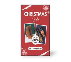 the christmas sale is up to 60 % off in - store now