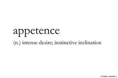 the word appetice is written in black and white with an image of a person