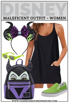 Disney Outfits Women Will Love - Villains - Fashion House of Mouse Maleficent Disney Outfit, Maleficent Disney Bound, Disney Villain Disneybound, Disney Villain Bounding, Disney Villain Inspired Outfits, Disney Villain Outfits, Disney Bound Outfits Villians, Maleficent Disneybound