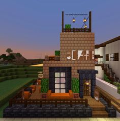 an image of a house in minecraft