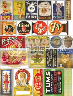 many different types of beer labels on a white background with the caption's name below them