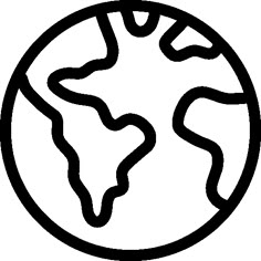 a black and white image of the earth in a circle with lines going through it