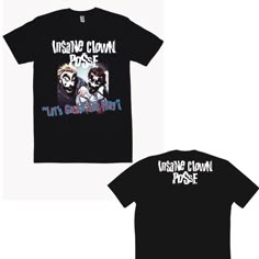 New T Shirt Sizes S-5xl Colors: Variety Custom Made Insane Clown Posse Shirts, Icp Merch, Icp Shirts, Psychopathic Records, Emo Shirts, Cute Summer Fits, Silly Clothes, Clown Posse, Insane Clown Posse