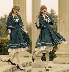 Dress Cape, Op Dress, Classic Lolita, Old Fashion Dresses, فستان سهرة, New Release