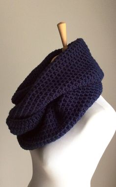 This handknit infinity scarf is perfect and cozy accessory to keep you warm and stylilsh. The scarf is long to make two big loops, its very soft and comfortable. Material: extra soft acrylic and wool yarn Color: 16 Navy - As on Photo Width: 40 cm/ 16'' Lenght: 150 cm/ 75'' Each scarf comes beautifully packed and is ready to give as a gift (: I will also gladly include a gift note Care: Handwash in luke warm water, lay flat to dry. Can also be washed in a washing mashing at gentle cycle, do not t Washing Mashing, Man Scarf, Mens Knitted Scarf, Teal Scarf, Knitted Cowl Scarves, Scarf Infinity, Cozy Accessories, Women Scarf, Cowl Scarf