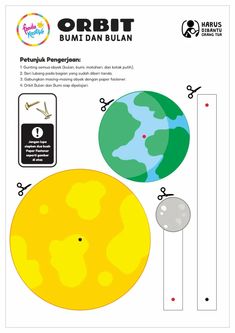 the paper doll is showing how to cut out an orbit from its back