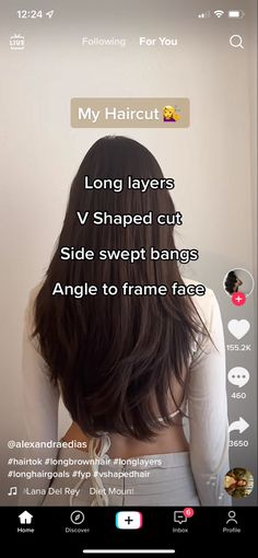 Low Maintenance Layers Long Hair, V Shaped Haircut With Layers Medium Shoulder Length, V Shape Haircut, Shape Haircut, Haircut Ideas Trendy, My Haircut