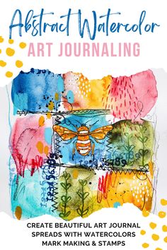 an art journal cover with watercolor artwork